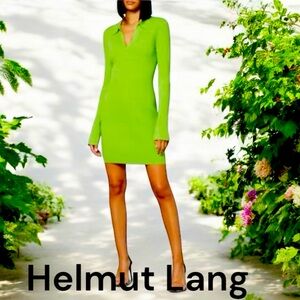 Helmut Lang ribbed mini dress sz XL